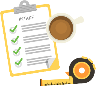 Werkwijze: stap 1 - inmeten